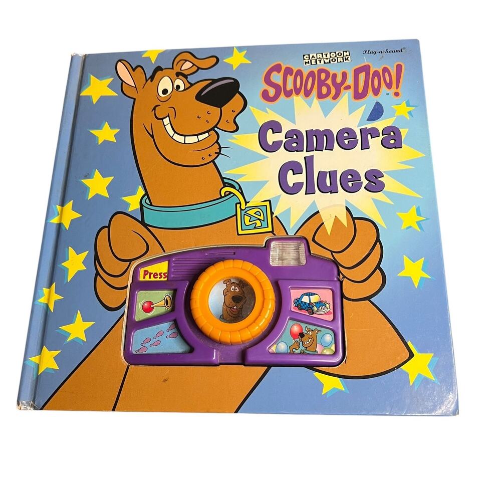 Cartoon Network Scooby Doo Book Flash Camera Action Play‎ Sound Book Not Tested